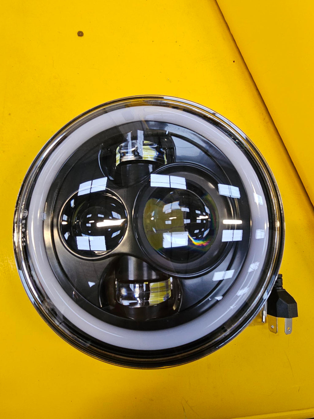 Paires de feux avant Led Land Rover Defender 1983-2007/Patrol Y60/Jeep Wrangler TJ JK