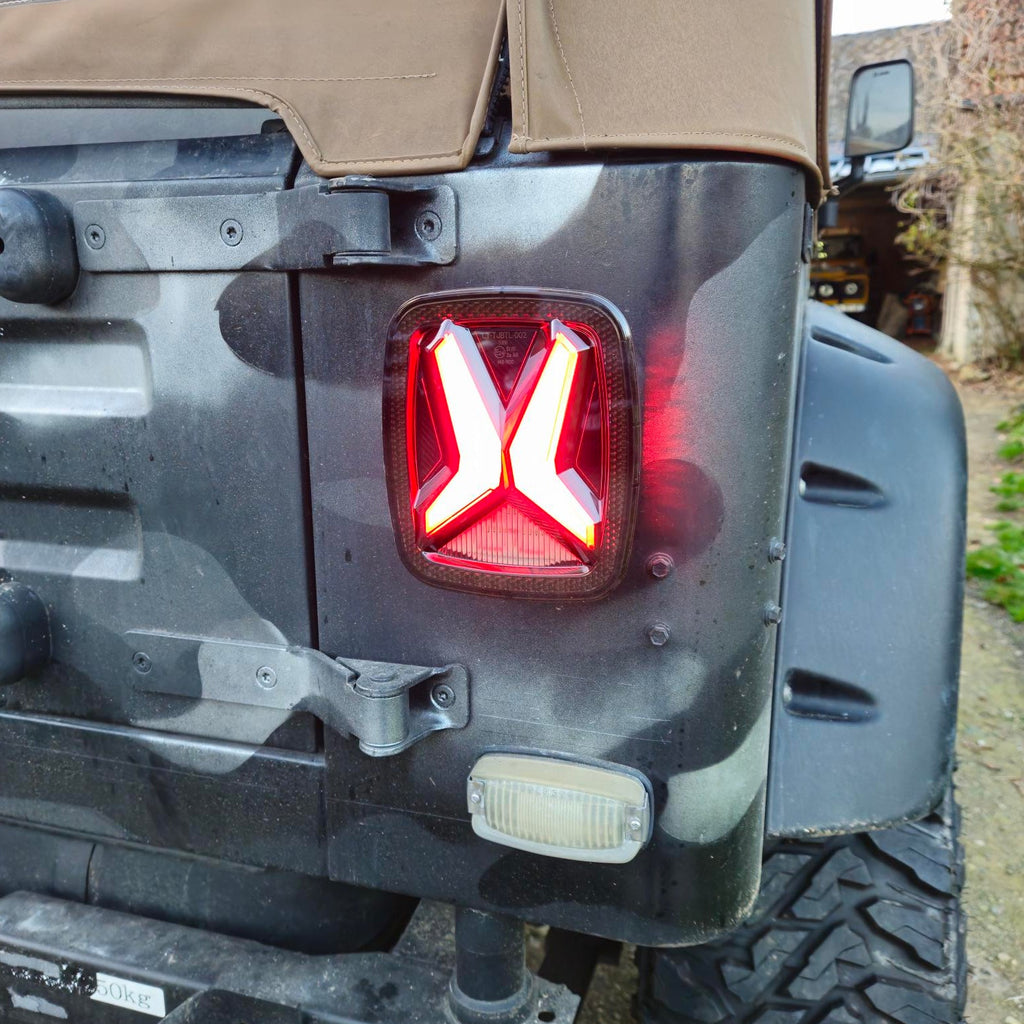 Feux Arrière "US Look" pour Jeep Wrangler CJ TJ YJ 1998-2006
