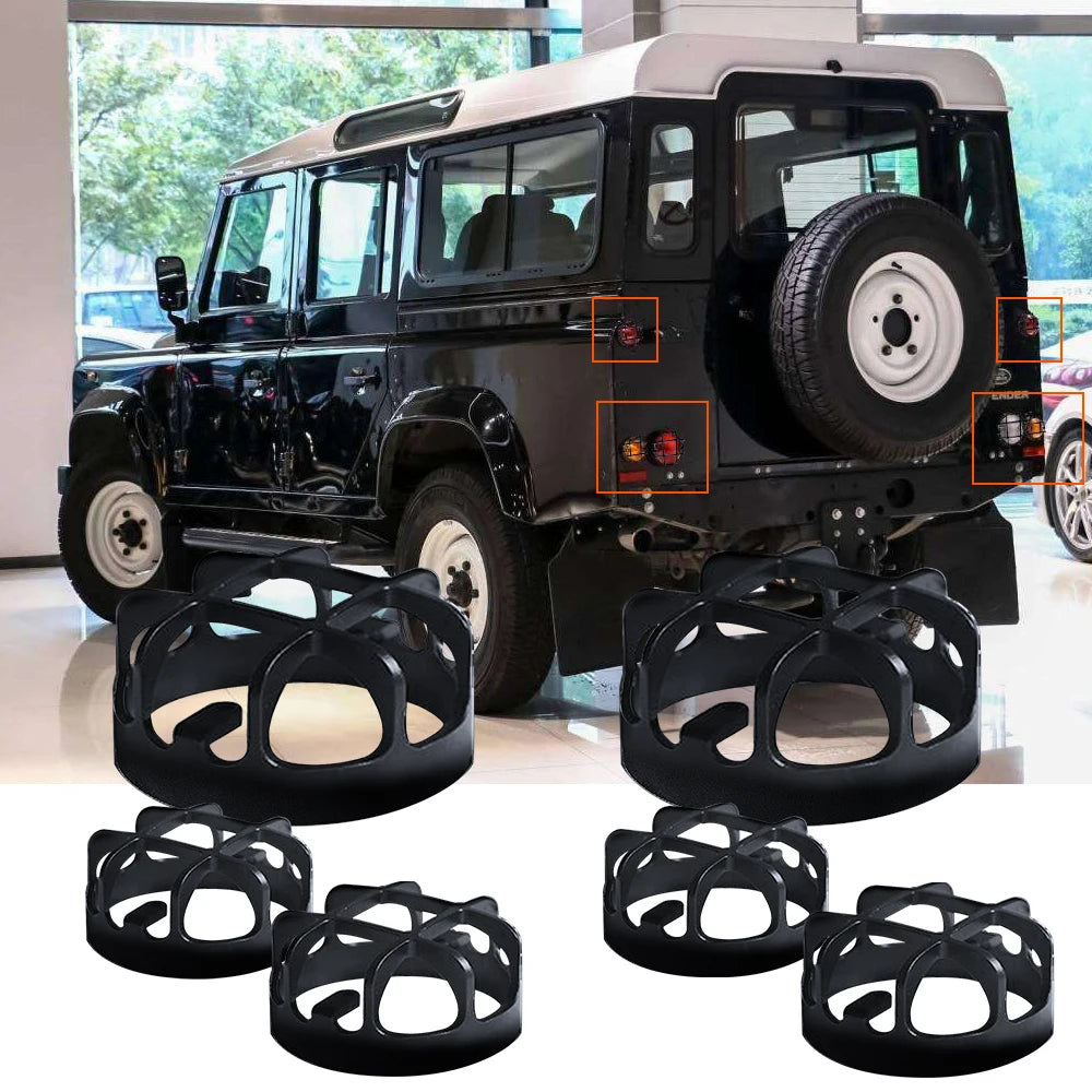 Caches de feux arrière en aluminium – Land Rover Defender 90 / 110 – 4All Offroad