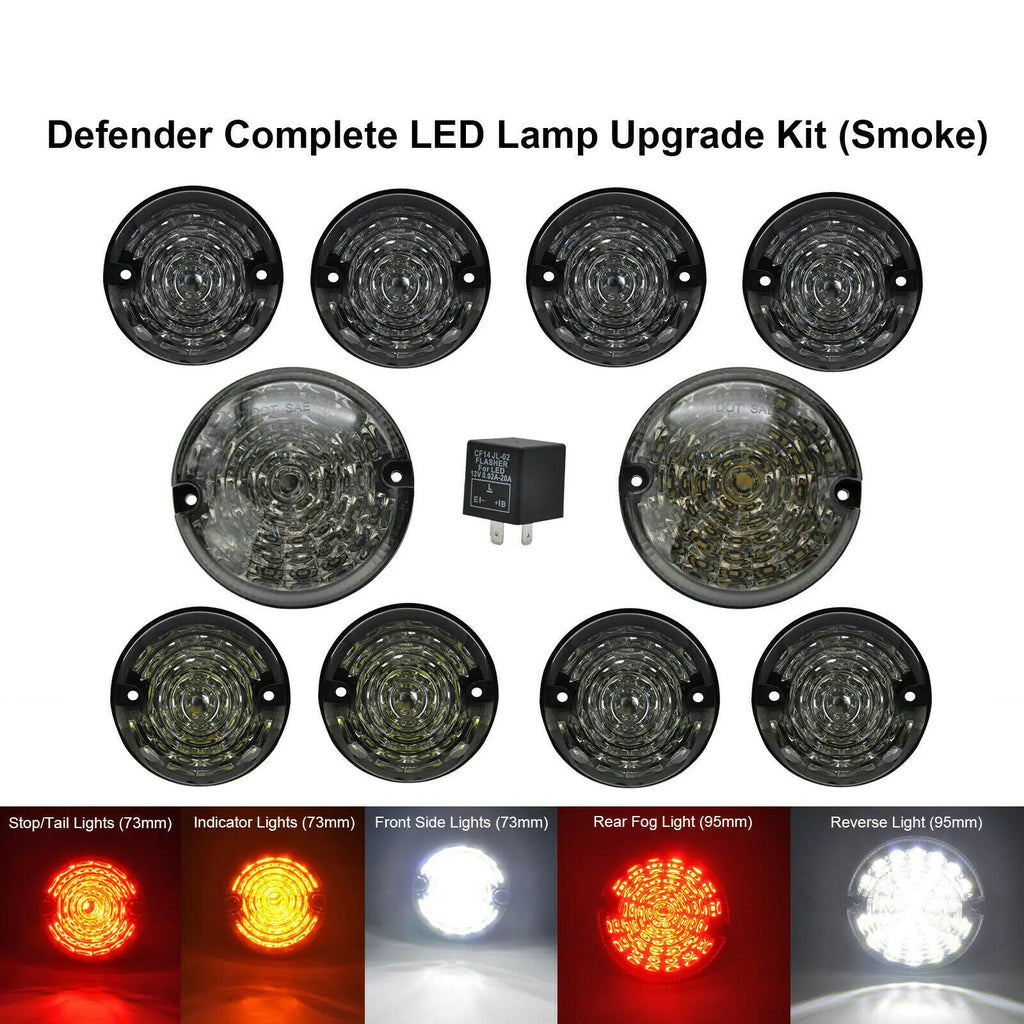 Kit LED avant/arrière pour Land Rover Defender 1983/2016
