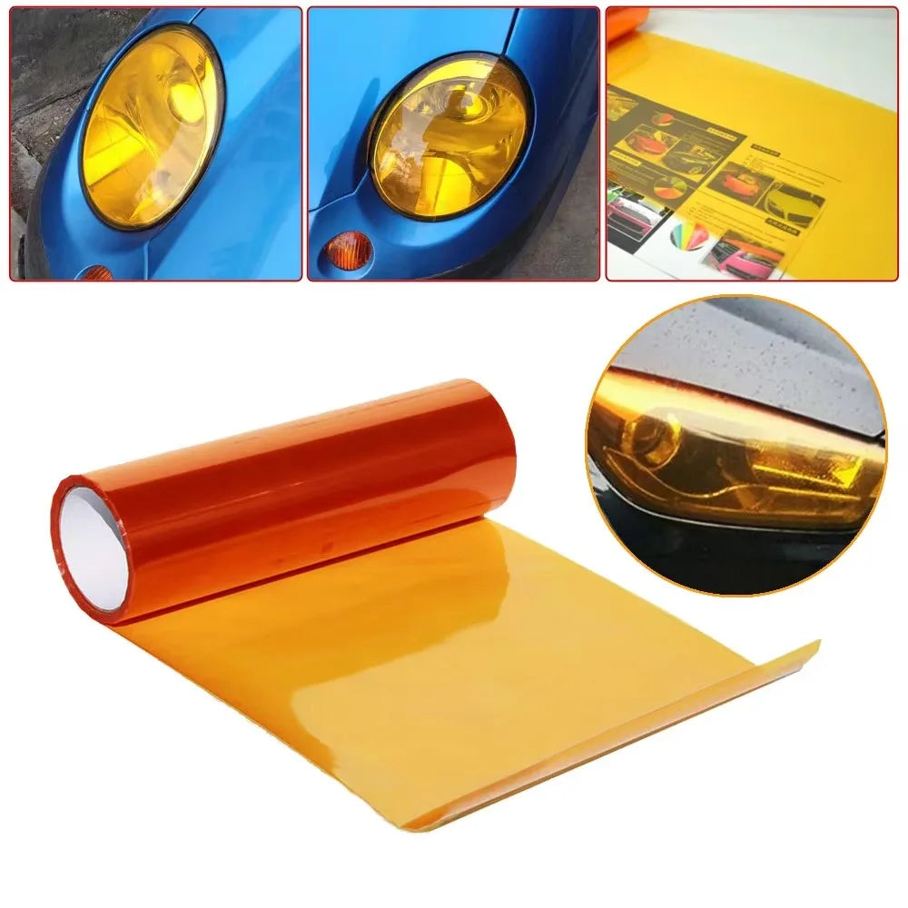 Film Orange pour clignotant 30X60